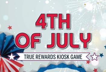 4th of July Weekend Scratch Card Kiosk Game