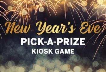New Year's Eve Pick-A-Prize Kiosk Game