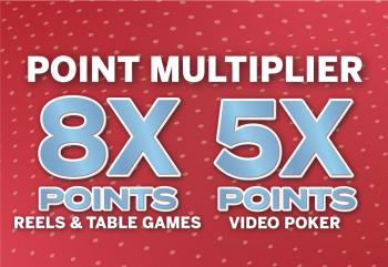 8X 5X Point Multipliers