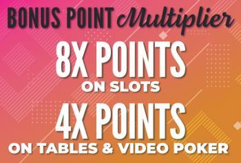 February 8X 4X Point Multipliers