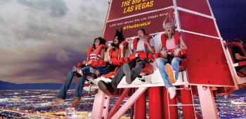 Big Shot Thrill Ride, Stratosphere Las Vegas Stock Photo - Alamy